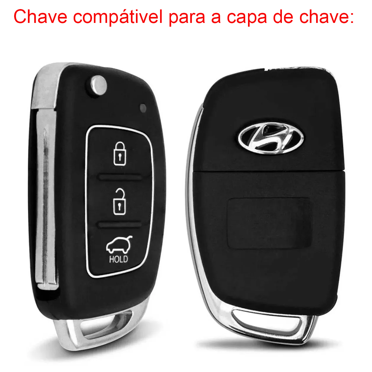 Chaveiro Automotivo Case Capa de Chave Canivete Couro Acessórios carro automotivos Hyundai Hb20 Hb20X Hb20s Ix35 